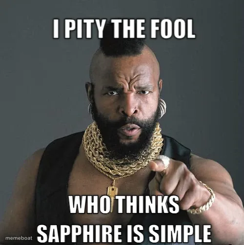 I pity the fool meme created by the community