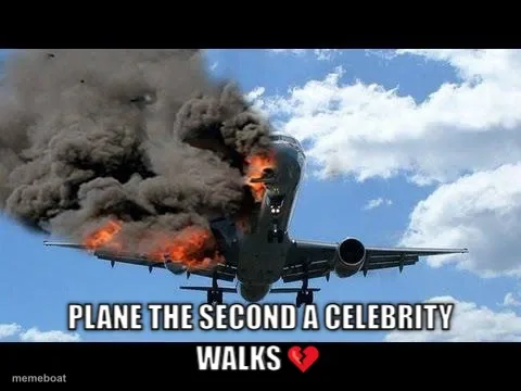 plane crash meme created by the community