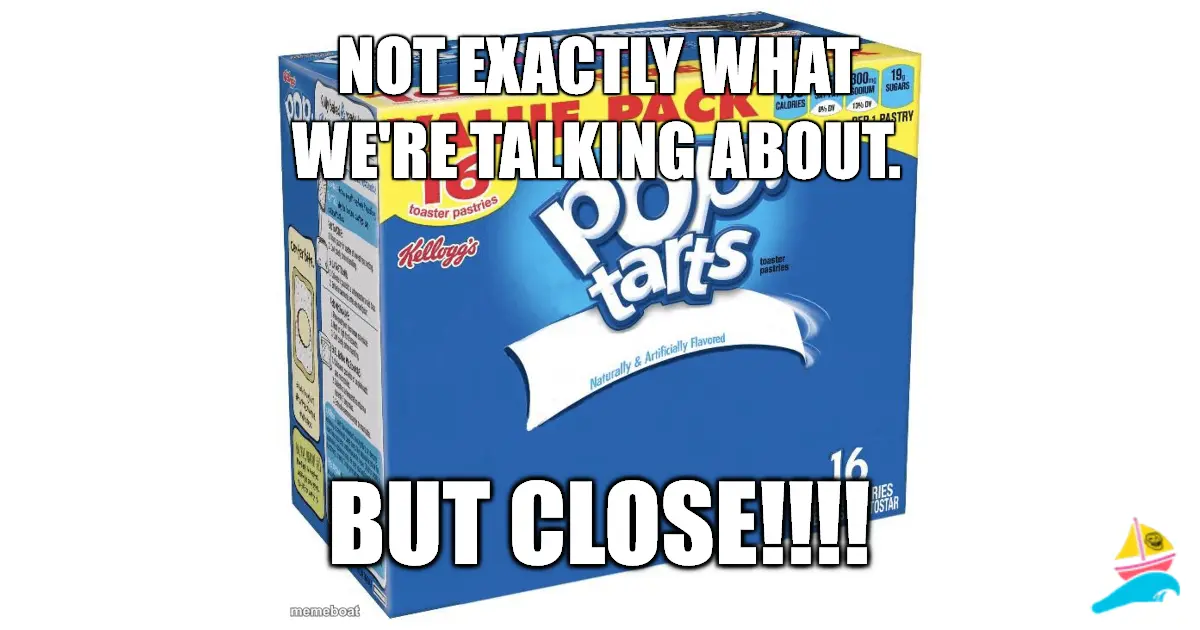 Not exactly what we're talking about.