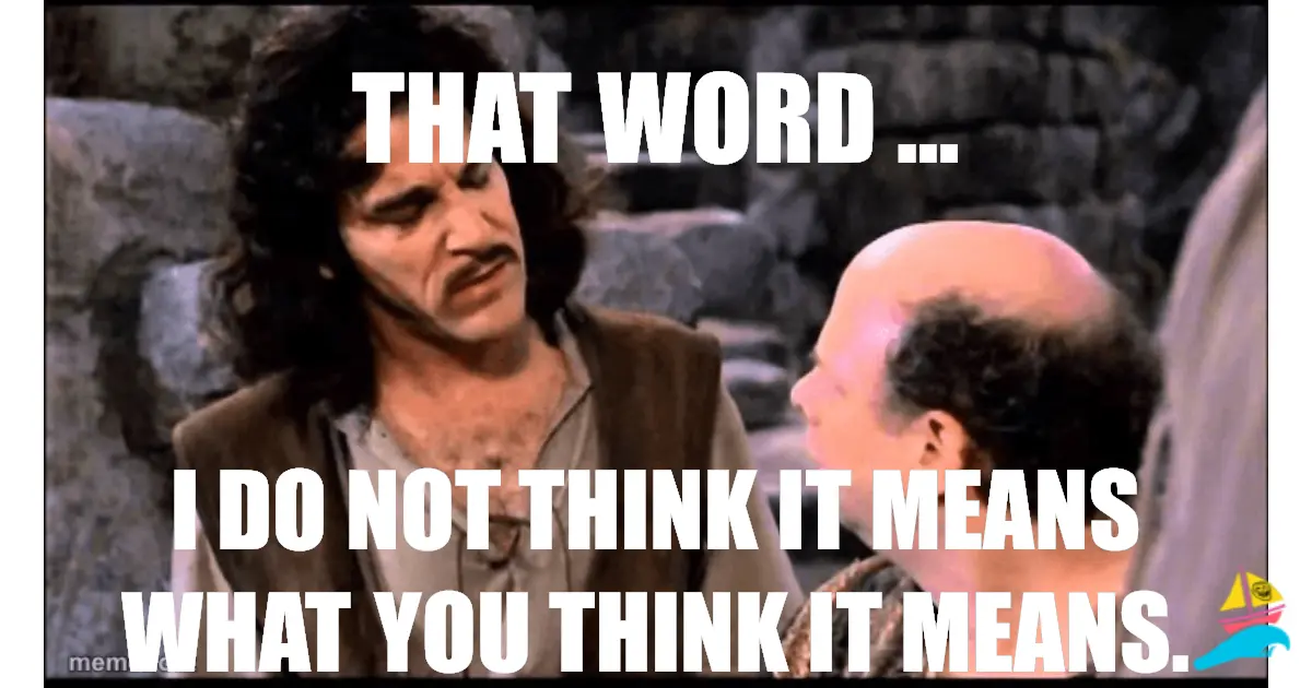 That word ...