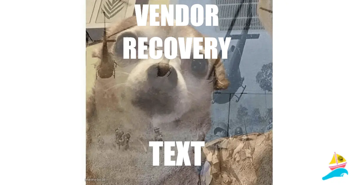 vendor recovery