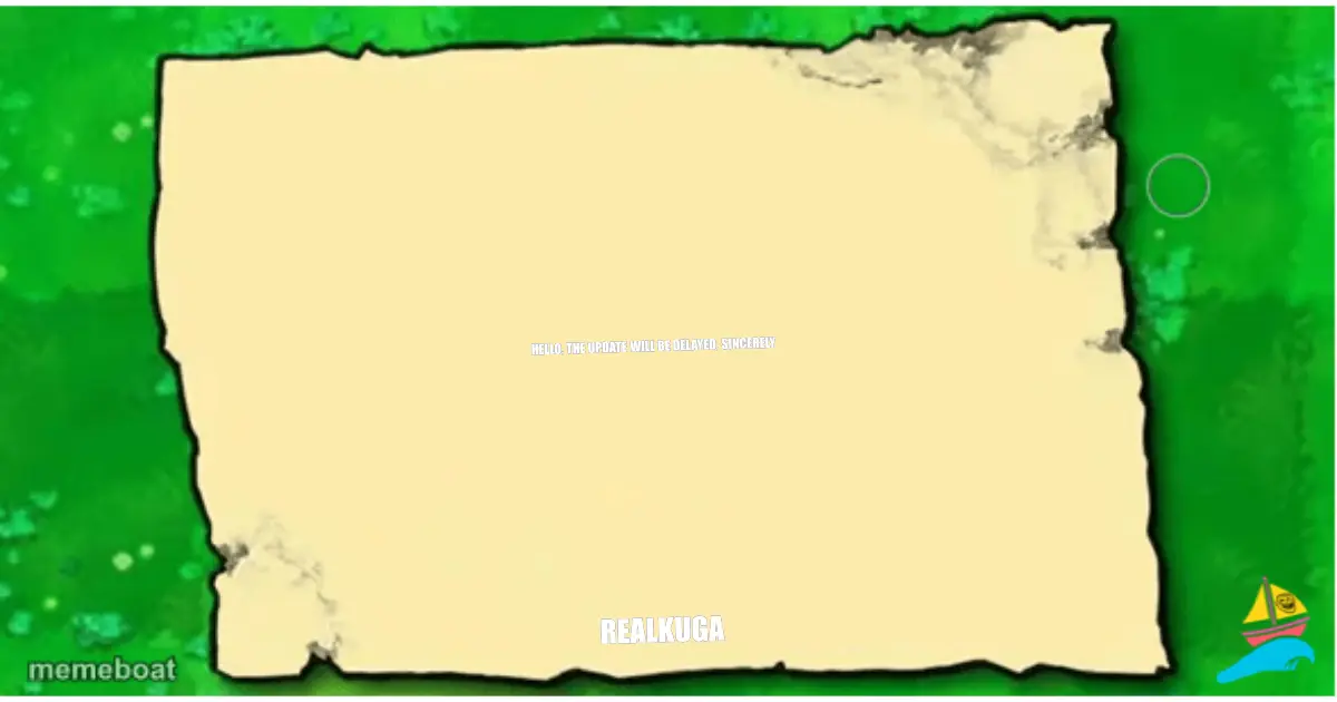 Hello, the update will be delayed, sincerely