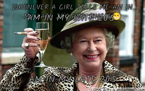 Queen Elizabeth meme created by the community