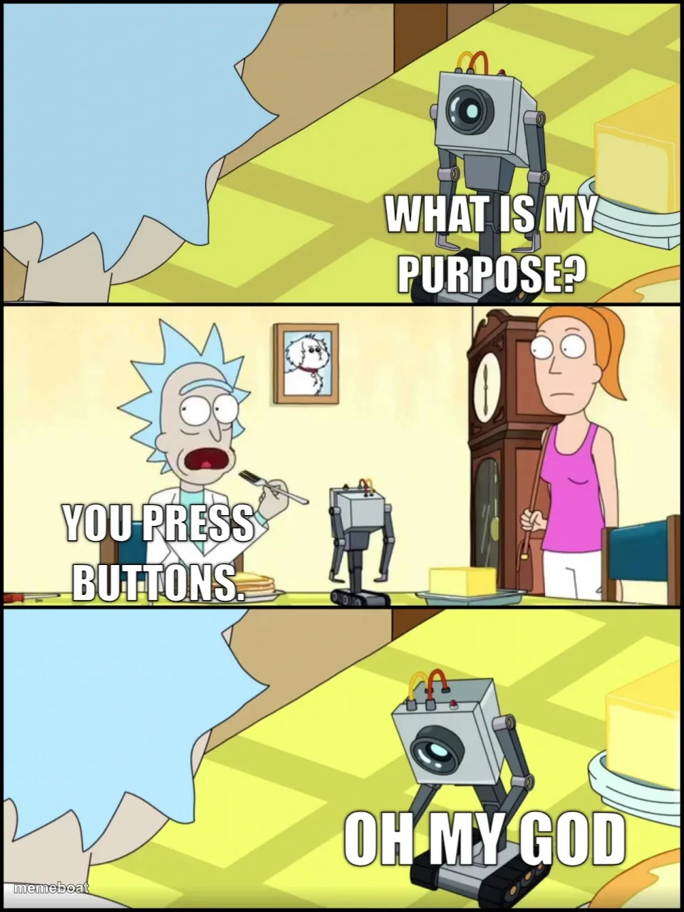 Rick and Morty Butter meme created by the community
