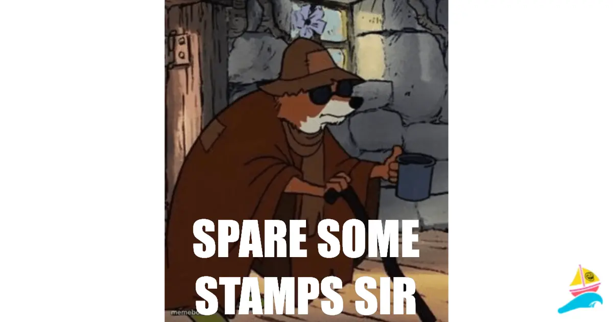 spare some stamps Sir
