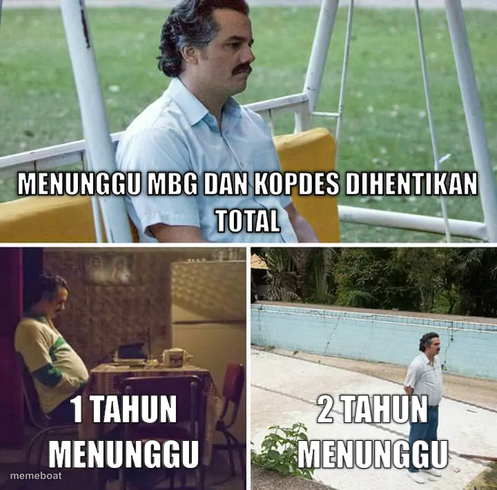 MENUNGGU MBG DAN KOPDES DIHENTIKAN TOTAL