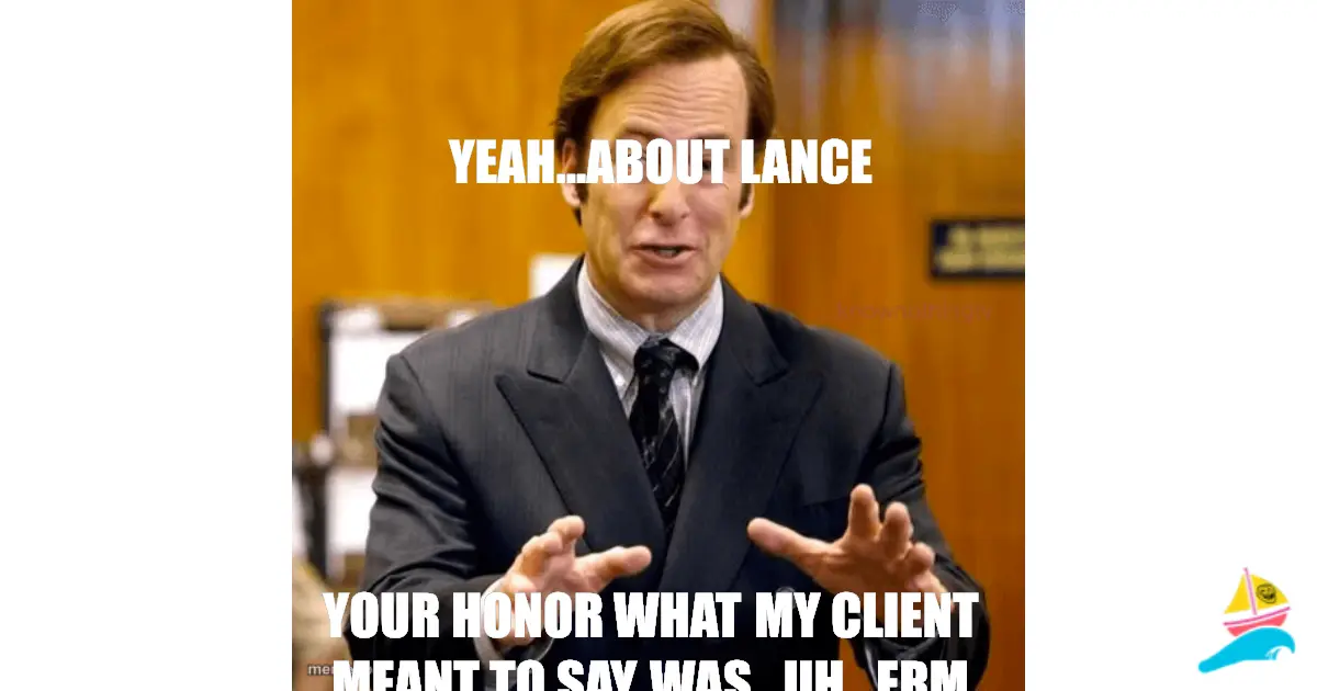 Yeah...about Lance