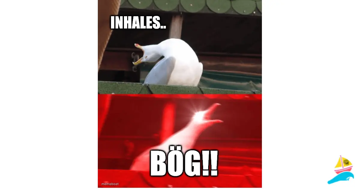 Inhales..