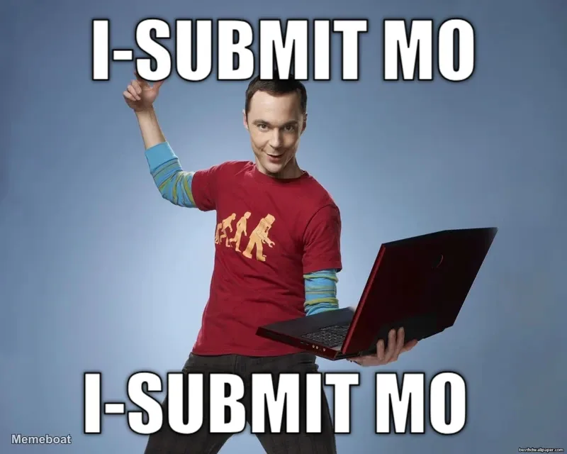 sheldon cooper laptop meme created by the community