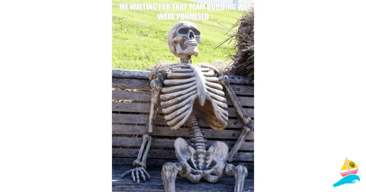 Skeleton on bench Meme Generator | Memeboat