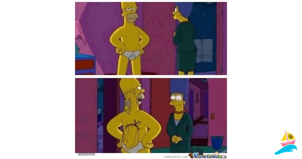 Skinny Homer meme