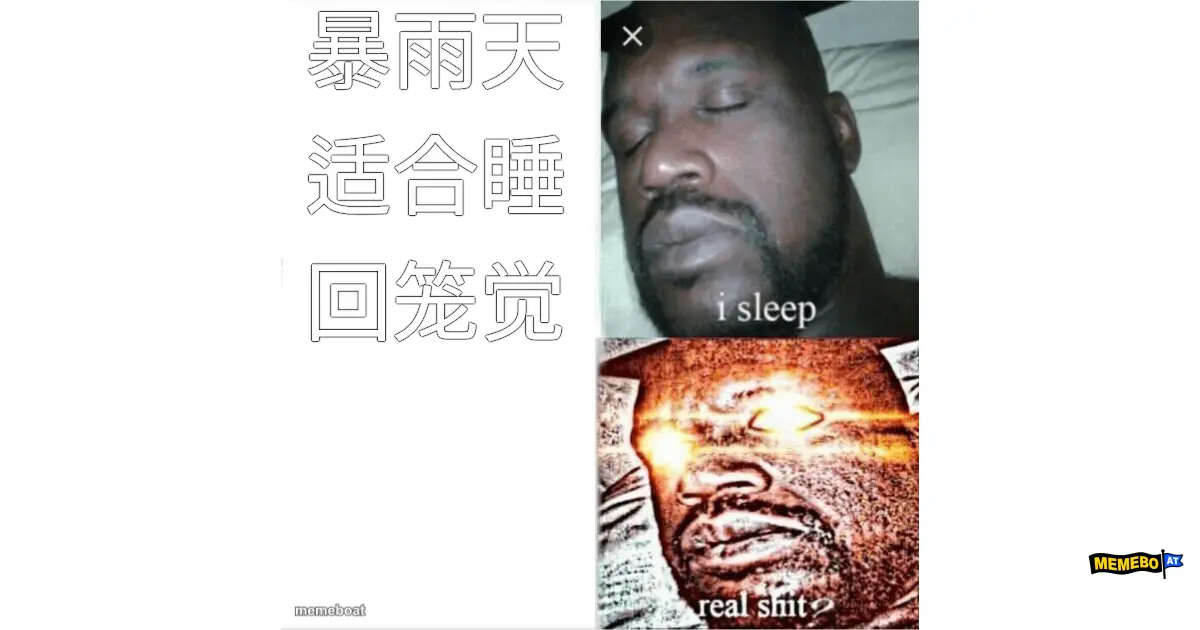 Sleeping Shaq meme created by the community