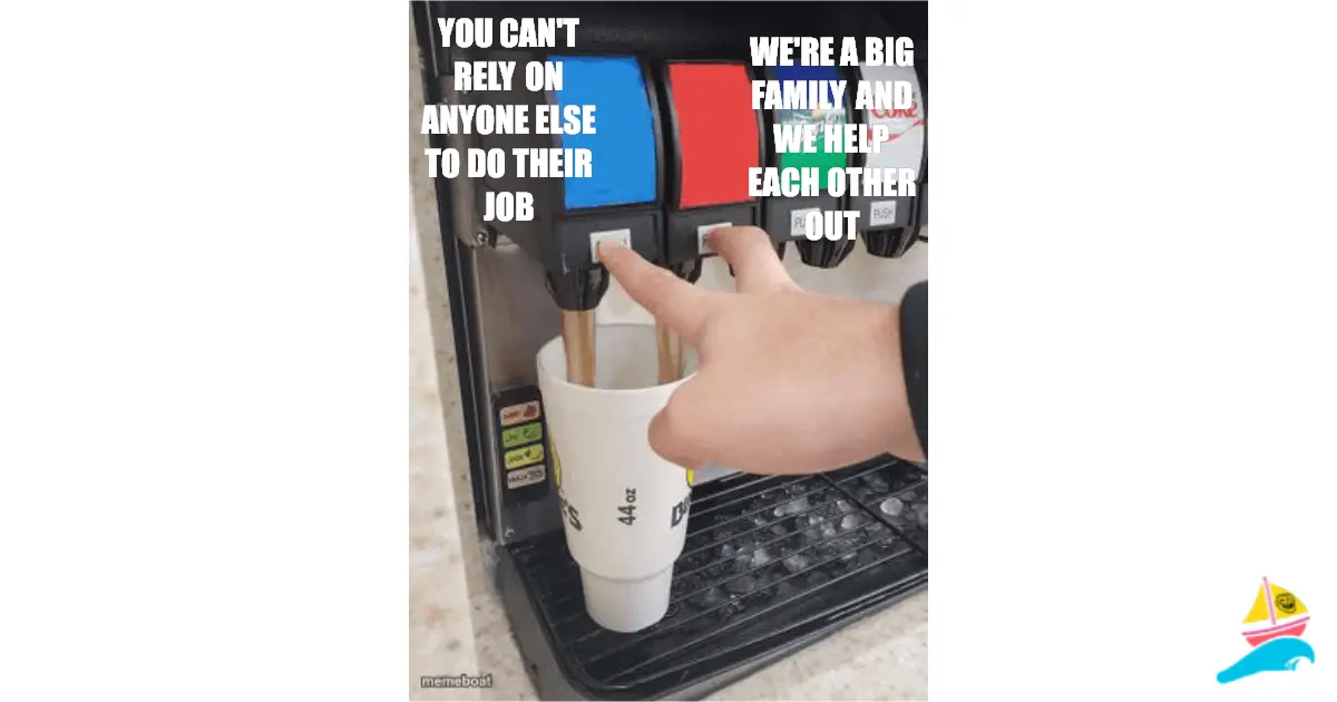 you can't rely on anyone else to do their job