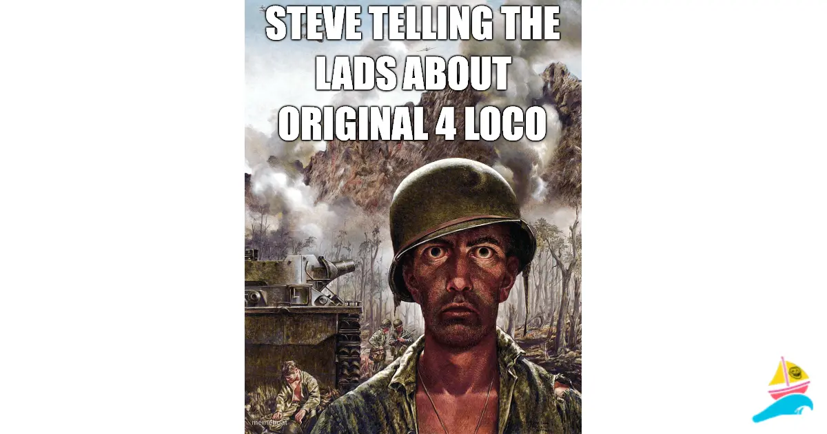 Steve telling the lads about original 4 loco