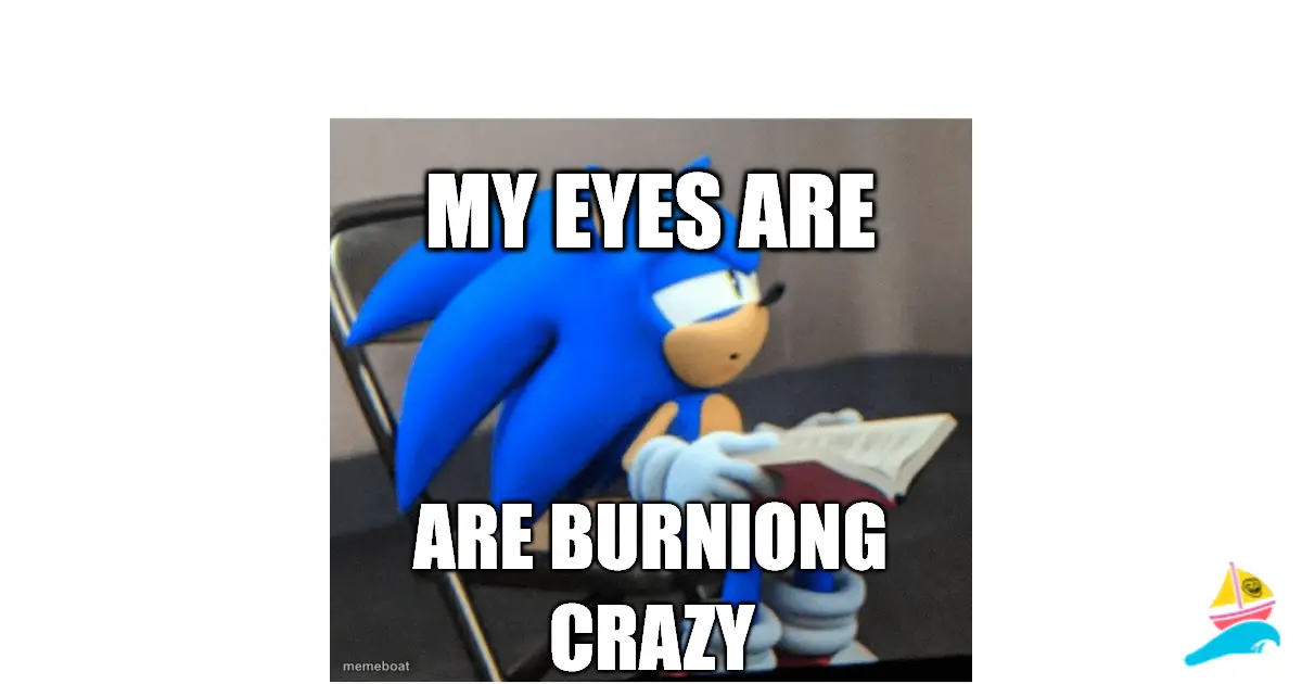 my eyes are