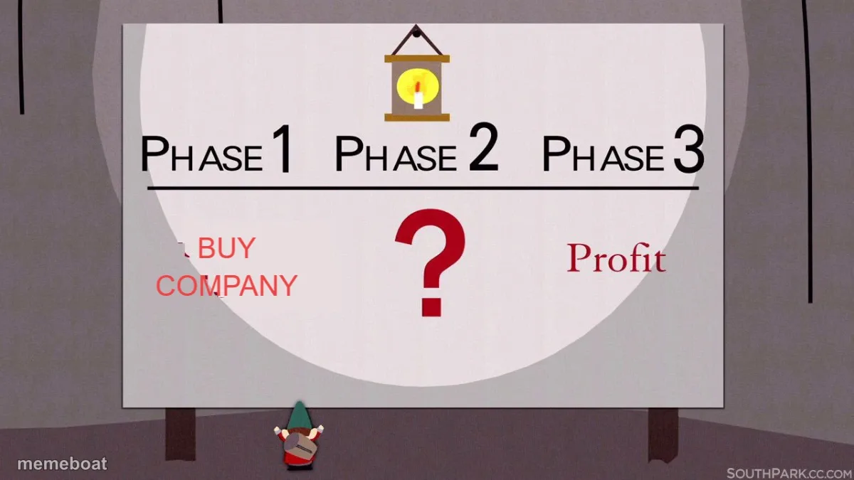 South Park Underpants Gnomes meme created by the community