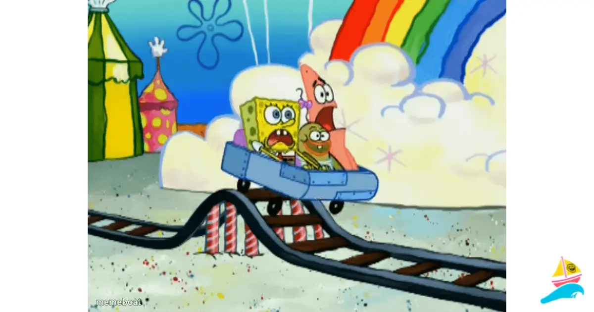 SpongeBob Roller Coaster meme