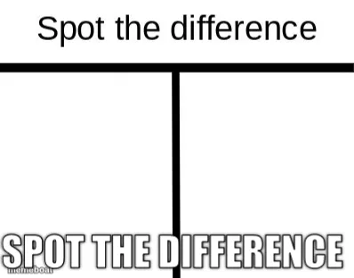 spot the difference
