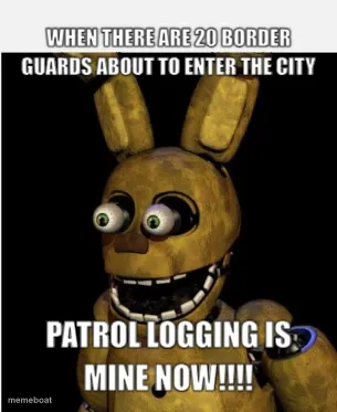 Springtrap Stare meme created by the community