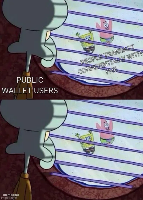 Squidward Window meme created by the community