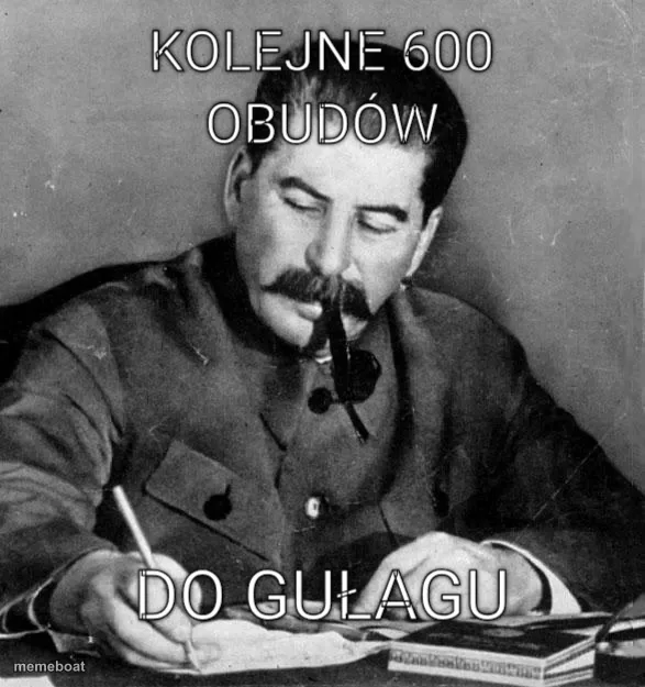 Stalin Writing meme created by the community