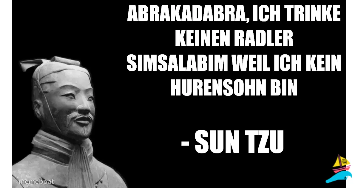 Abrakadabra, ich trinke keinen radler Simsalabim weil ich k…
