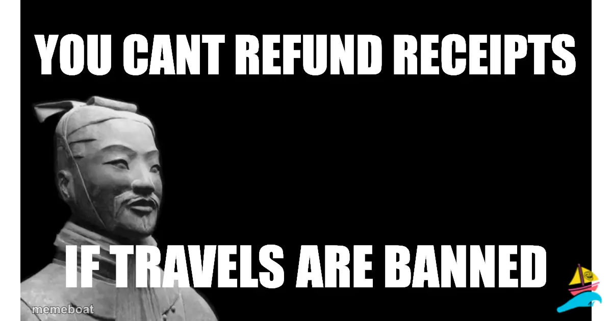you cant refund receipts