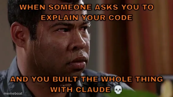 when someone asks you to explain your code