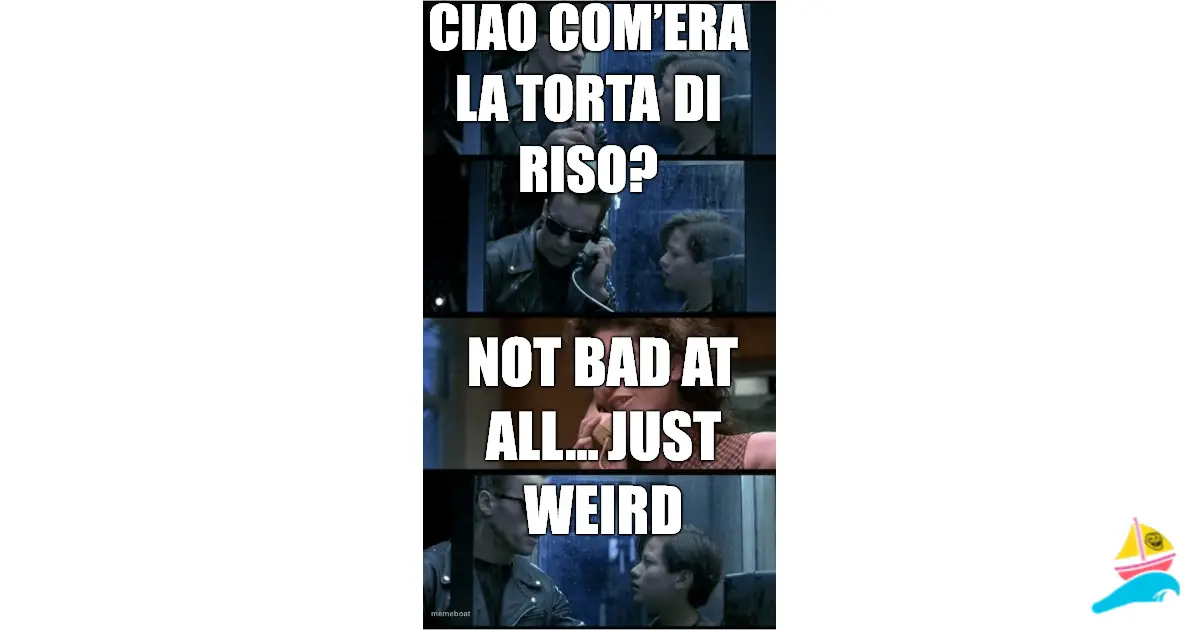 Ciao com’era la torta di riso?