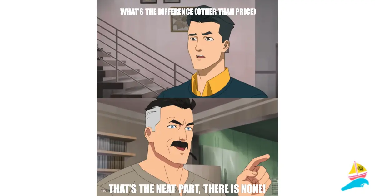 What’s the difference (other than price)