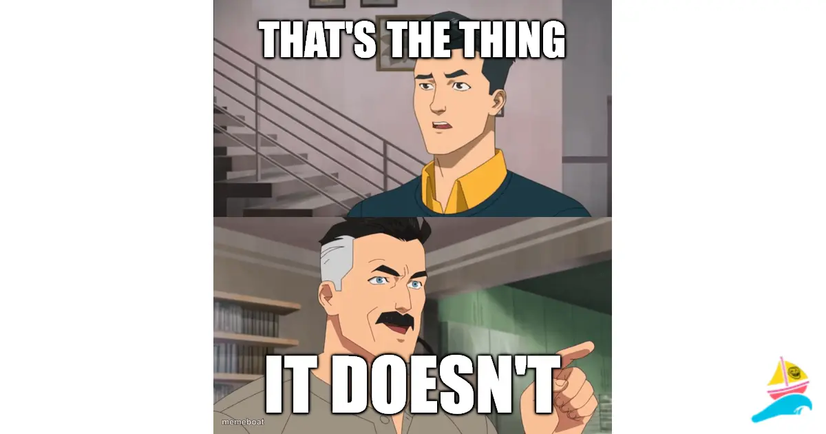 That's the thing
