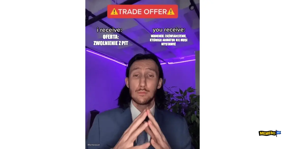 Trade Offer meme created by the community