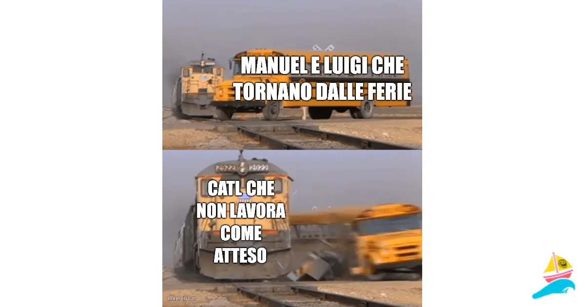 Manuel e Luigi che tornano dalle ferie