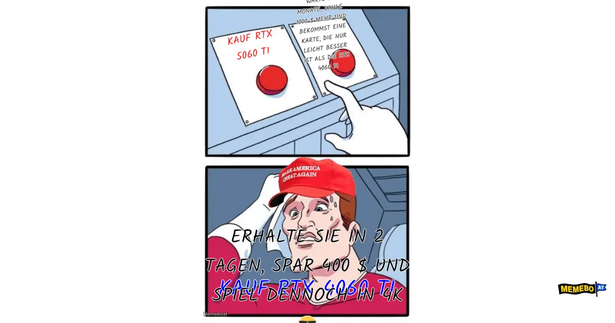 Two Buttons meme created by the community