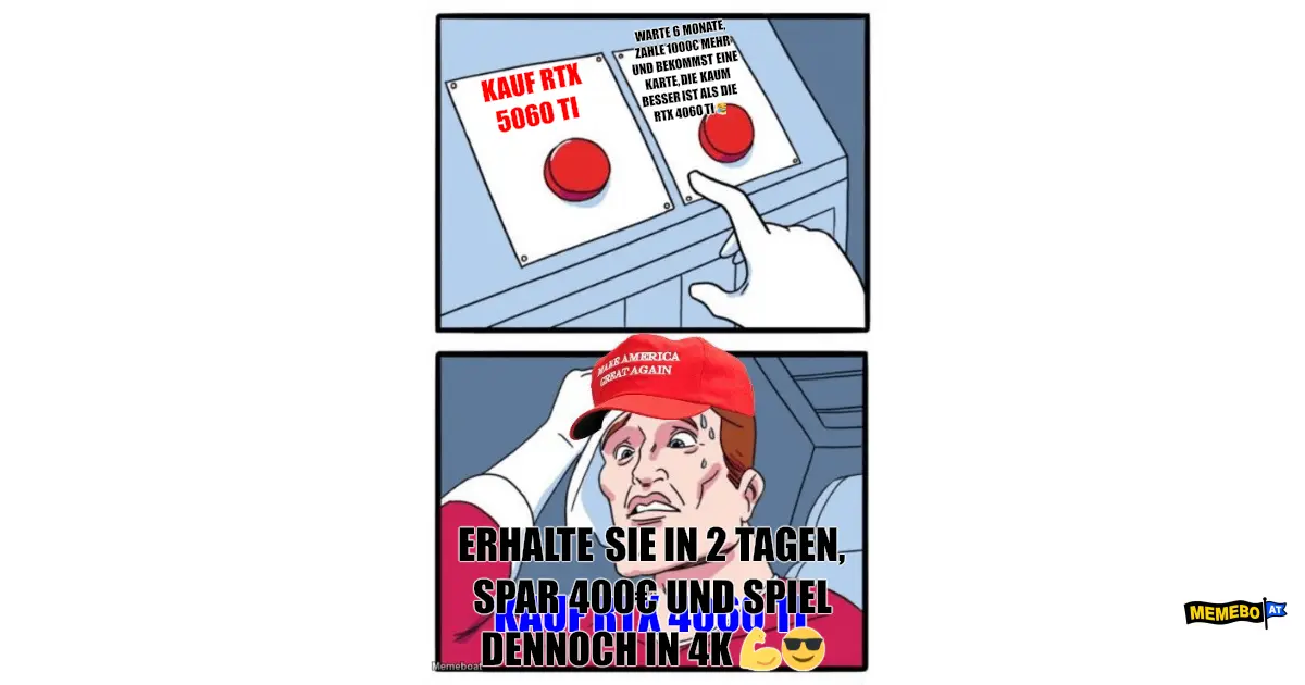 Two Buttons meme created by the community