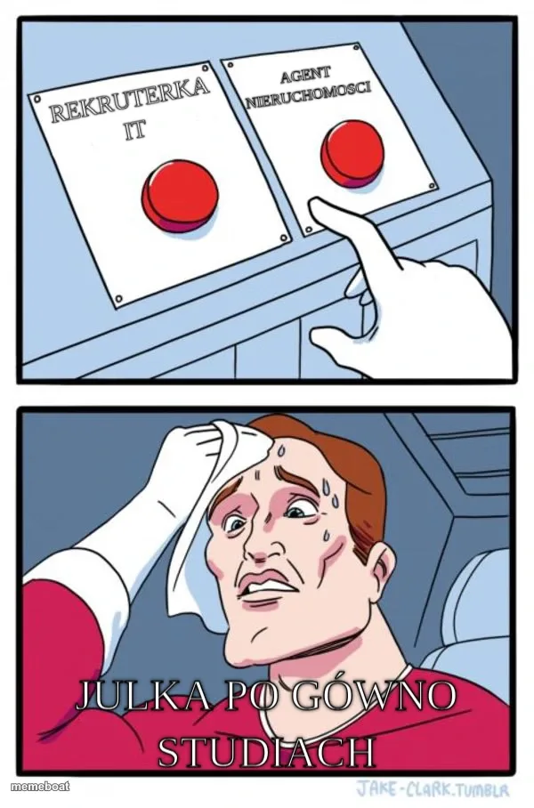 Two Buttons meme created by the community