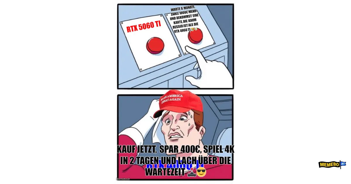 Two Buttons meme created by the community