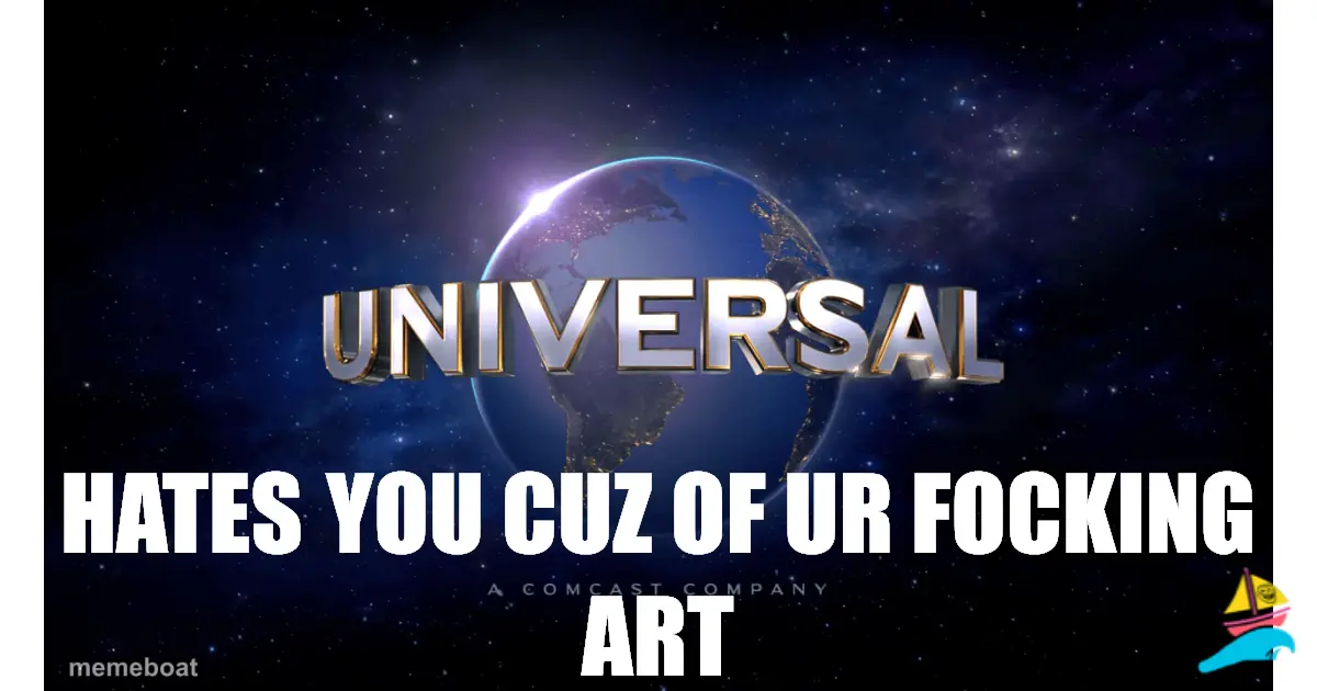 hates you cuz of ur focking art