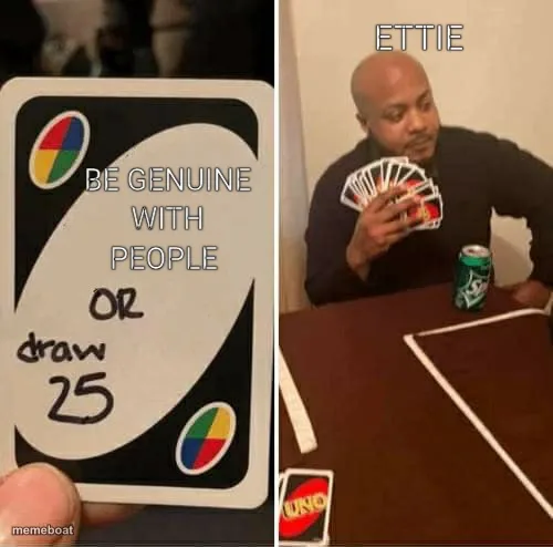 UNO Draw 25 Cards meme created by the community