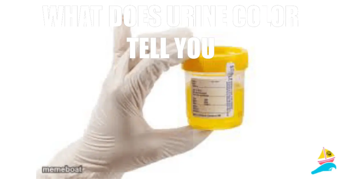 What does Urine color tell you
