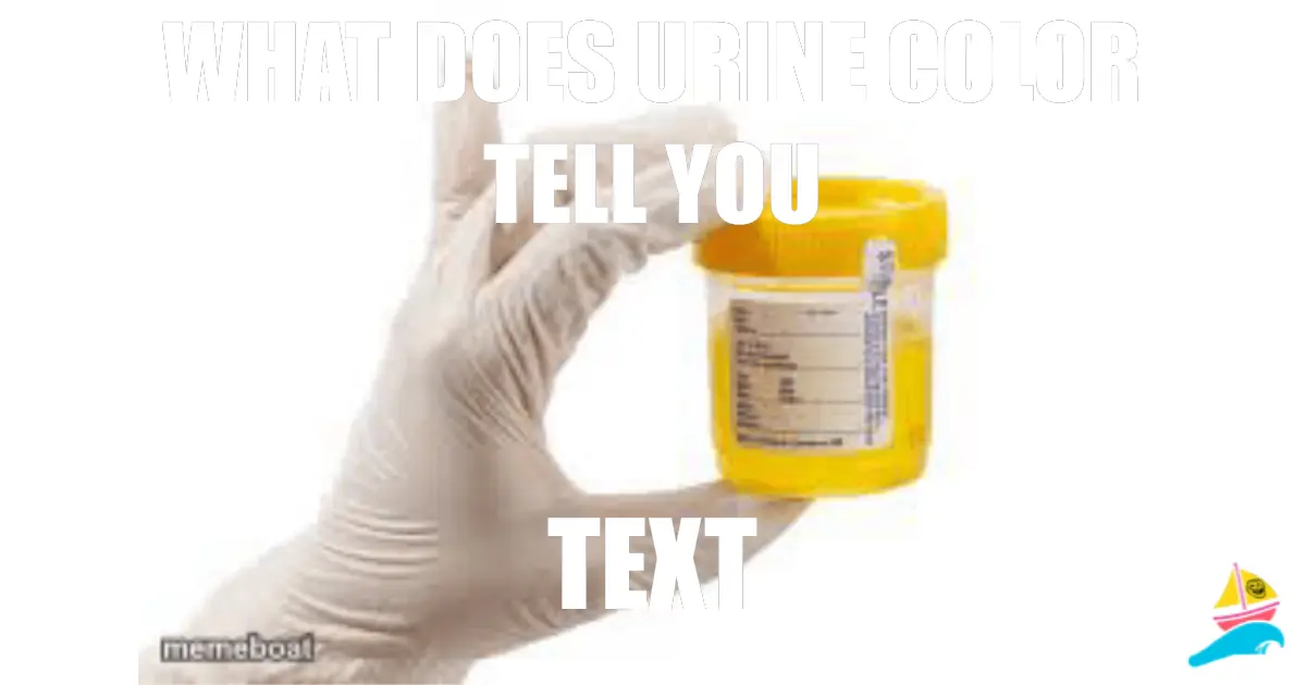 What does Urine color tell you