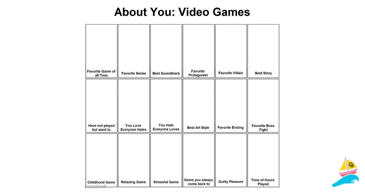 About you : video games meme