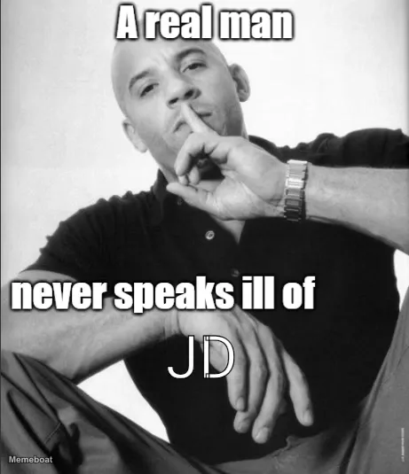 Vin Diesel Real Man meme created by the community