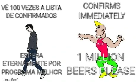Virgin vs Chad meme created by the community