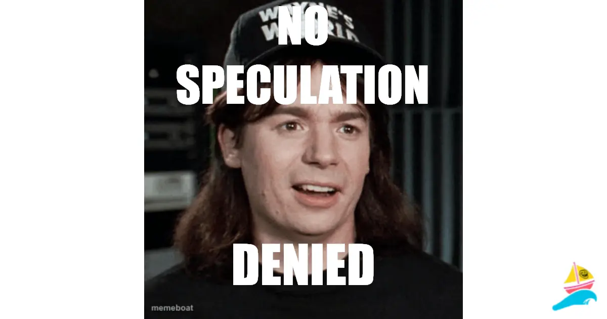 No speculation