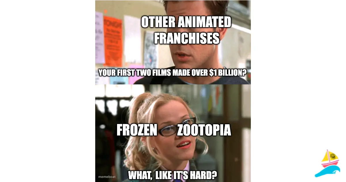Your first two films made over $1 billion?