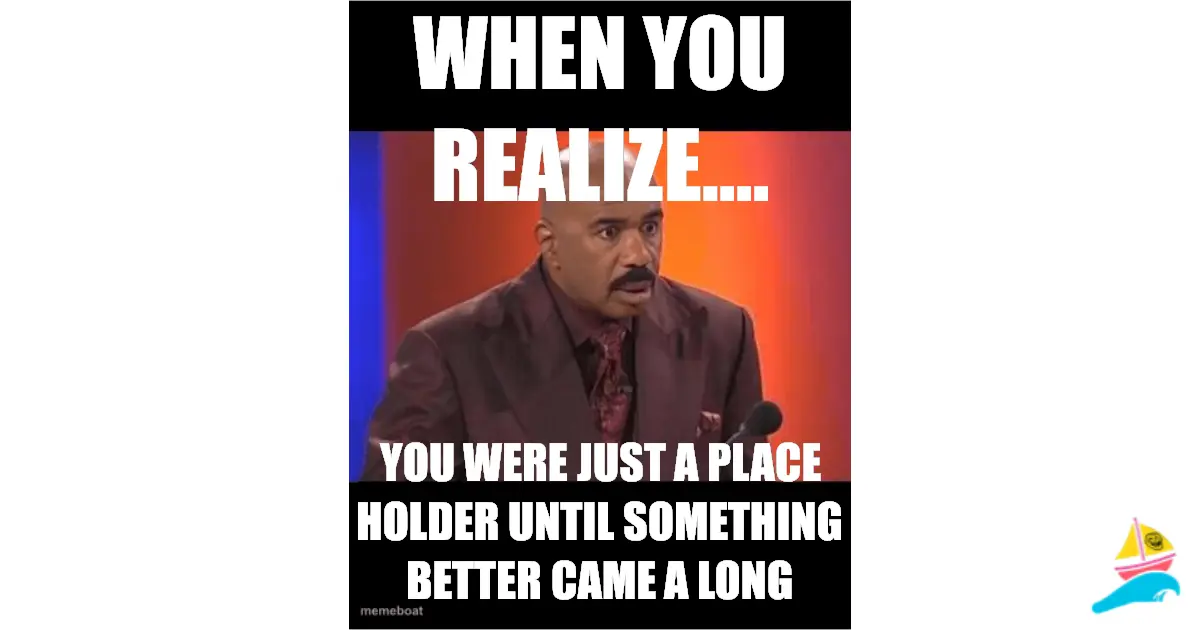 When you realize....