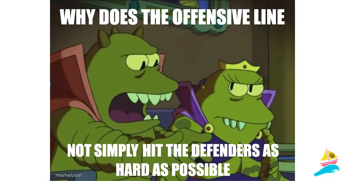 why does the offensive line