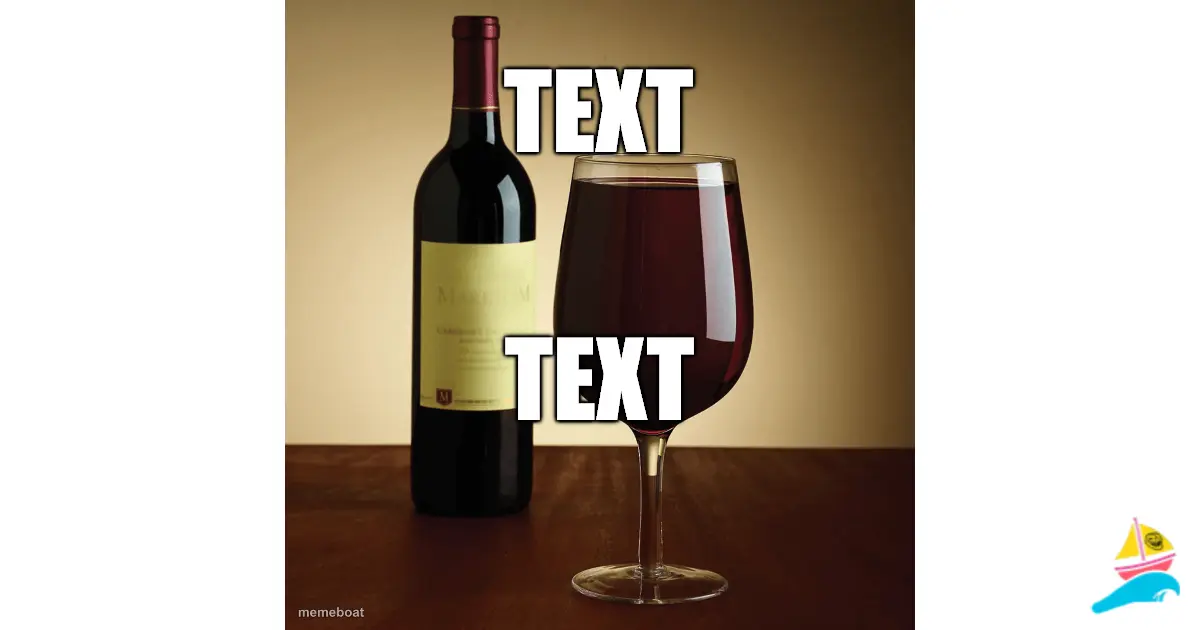 My photo is on the wine bottle
