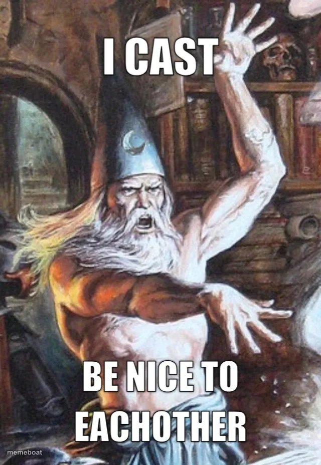 Wizard Casting Spell meme created by the community